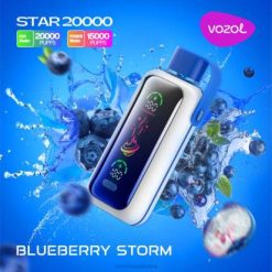 VOZOL Cigarete - VOZOL STAR 20 000 mėlynių audra Z0HR400