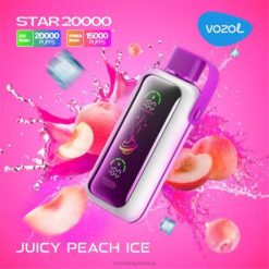 VOZOL Cigarete - VOZOL STAR 20 000 sultingas persikų ledas Z0HR405