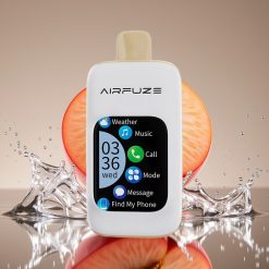AirFuze Smart 30000 Puffs Disposable Pod, 5%, 900mAh, Type-C, Sultusios Persikos skonis