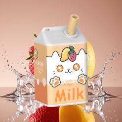 LAVIE Milk 7000 Puffs Braškė Mangas 16ML 5% 600mAh Lithuania wholesale