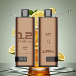 Lavie Cube 20000 Puffs Vienkartinis Vaporizatorius Citrinų Kolos, 28ML, 600mAh