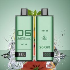 Lavie Cube 20000 Puffs Vienkartinis Veipas Mėtų Ledas 28ML 5%
