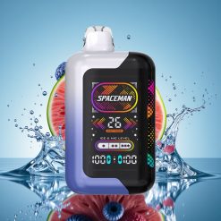 SMOK SPACEMAN SP40000 40000 užpurkų 0% nikotino 20ml Mėlynų šaldytų avietžių ledas 1000mAh 4 galios režimai