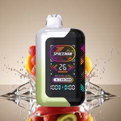 Spaceman SP40000 SP40K Zero 40000 užpurkų 0% nikotino žemuogės–kivio 20ml 1000mAh