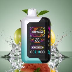 Spaceman SP40000 Zero Nicotine Disposable 40000 puffs 20ml 0% nikotino žalia Mėta