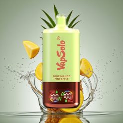 VapSolo Triple 30000 Puffs 40ml 20mg/ml/50mg/ml Rūgštus Mango Ananasas