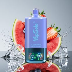 VapSolo Triple 30000 Puffs Braškė Arbūzas & Mėlynė Leda, 40ml, 20/50mg, Type-C