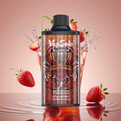 Vapsolo Super 15000 puffs, 40ml, 850mAh Type-C, Braškės Vanilės Kola