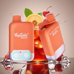 Vapsolo Twins 20000 Puffs Vyšnių Kola & Sultingo Persiko Ledas, 40 ml, 20mg/ml