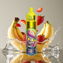 Fumot RandM Tornado 30000 Puffs Bananų Braškė, 30mL, 5%, 1.0 Ohm