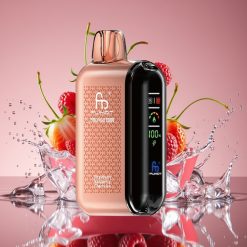 Fumot Tornado 20000 Puffs Braškės Avietės Vyšnios Ledas 20ml 850mAh 2%