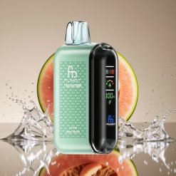 Fumot Tornado 20000 Puffs Dviguba Tinklinė Apvija, 20ml, Oro Srauto Valdymas, Lichi Melionas