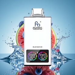 Fumot Tornado 35000 15ml, 700mAh, USB-C, Dvigubas Tinklelis, Mėlynųjų Aviečių Ledas