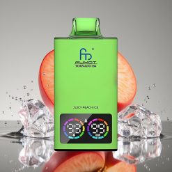 Fumot Tornado 35000 Disposable Vape Sultingų Persikų Ledas, 15ml, 700mAh, USB-C