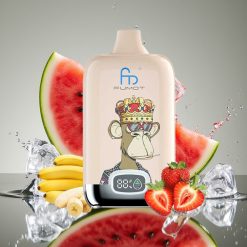 Fumot Tornado Digital Box 12000 Puffs Arbūzas su Mėtų Skoniu 20ml 550mAh