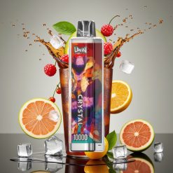 UWIN Crystal 10000 Puffs Cola Ledas, 18ml, 650mAh, Type-C