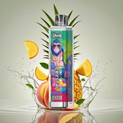 UWIN Crystal 10000 Puffs Persikų Mango Ananasų, 18ml, 650mAh