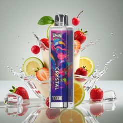 UWIN Crystal 10000 Puffs Vanilinės Ledinės, 18ml, 0,8Ω, RGB