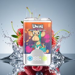 UWIN Crystal Twins 40000 Puffs 32ml 850mAh žemuogė avietė vyšnia Mr Blue