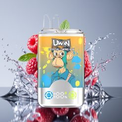 UWIN Crystal Twins 40000 Puffs Mėlynųjų aviečių vyšnių ledas, 32ml, Type-C