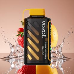 VOZOL Gear Power 20000 Puffs S.i.L.C. Tech, Dviguba Tinklelio Ritė, Braškė Mango