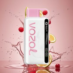 VOZOL STAR 9000/12000 Disposable Vape Rožinis Limonadas, 650mAh, S.i.L.C TECH