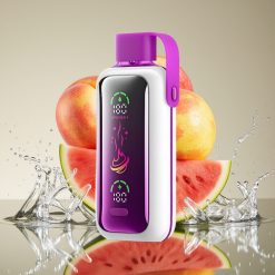 VOZOL Star 20000 Puffs 2,2" HD veidrodinis ekranas, Dviguba tinklelė, 650mAh, Persikas Mango Arbūzas